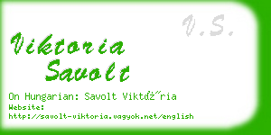 viktoria savolt business card